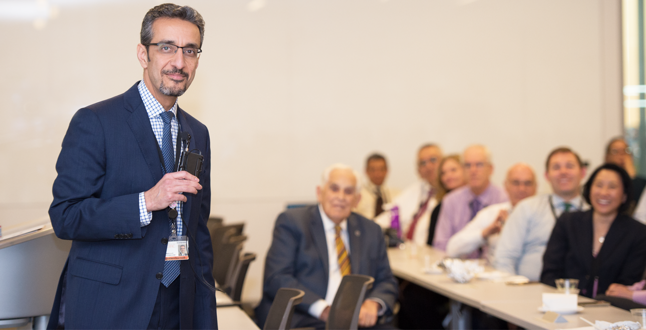 Dean Nader Nadershahi speaking