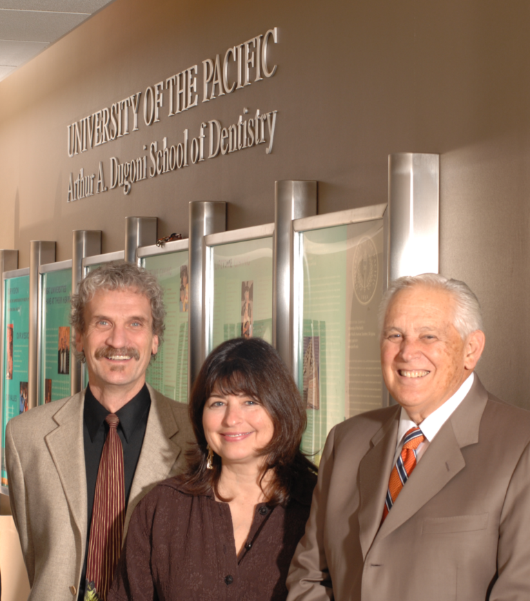 Dr. Fredekind with his wife and Dr. Dugoni