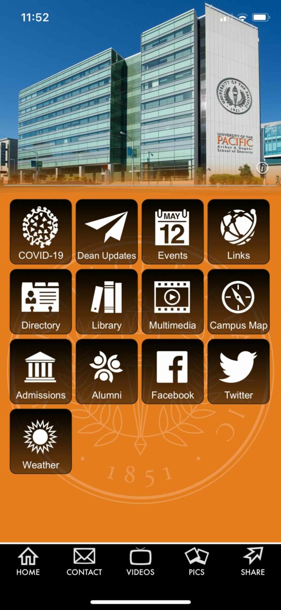 Dugoni app screenshot