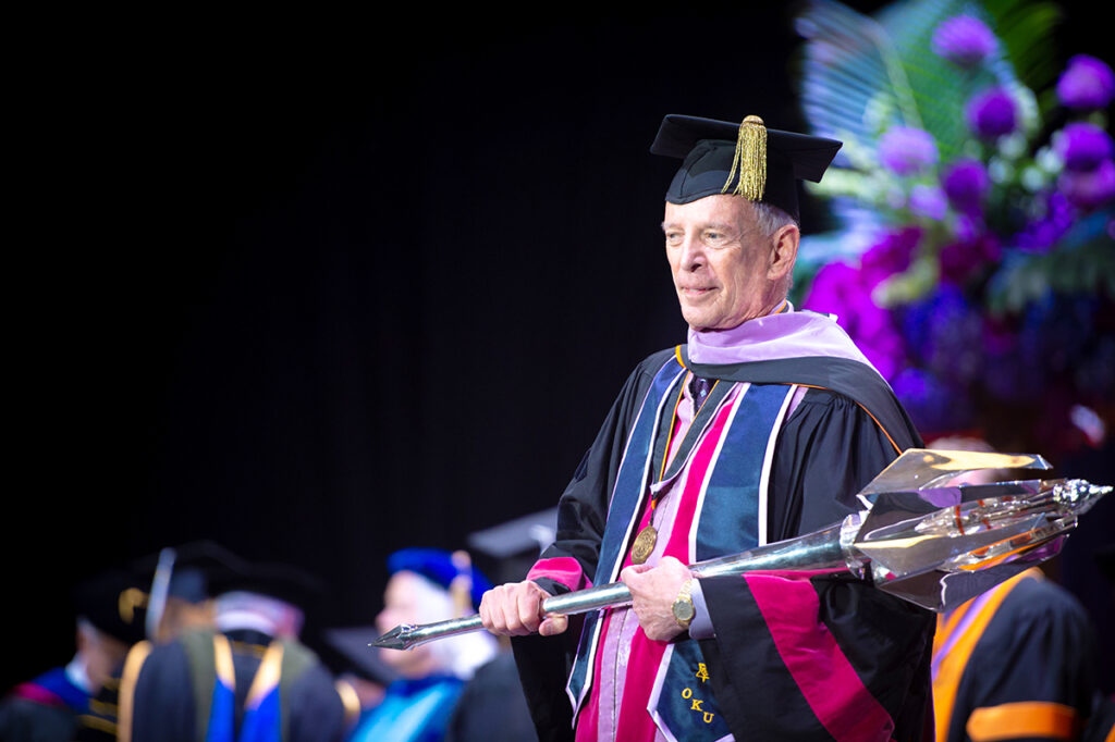 Dr. Christofferson at Commencement
