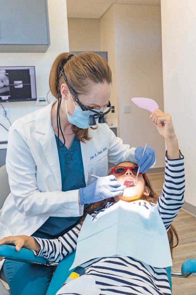 with a patient