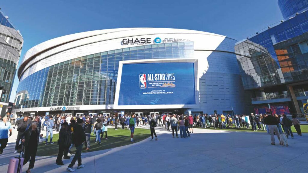 Chase Center, San Francisco during the All Stars