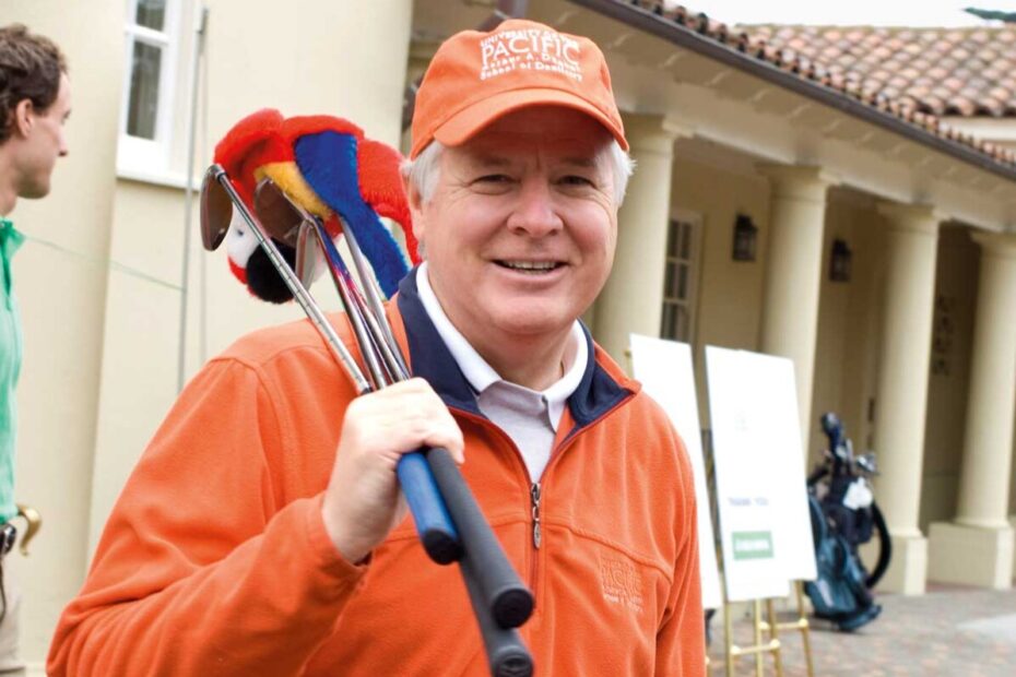 Craig Yarborough with golf clubs