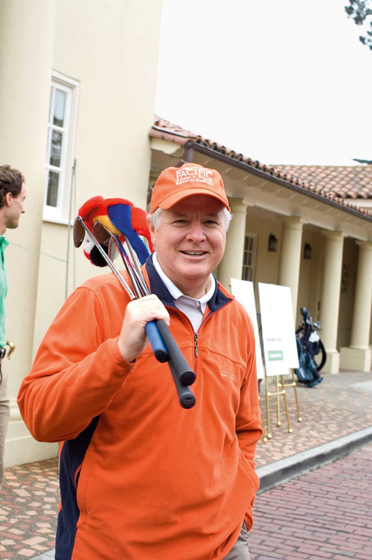 Craig Yarborough with golf clubs